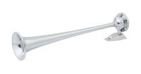 AFI 10105 Heavy Duty Marine Single Trumpet Deck Air Horn (12-Volt, Chrome)