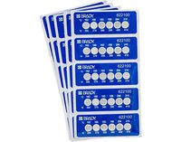 Brady TIL-6-182C/360F 182C/360F Temperature-Indicating Label, Polyethylene Napthalate, 0.787" H x 2.205" W, White on Blue (Pack of 30)