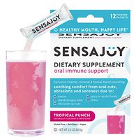 SENSAJOY Natural Canker Sore Treatment - Healthy Mouth, Happy Life! Relief, Healing & Prevention (ProBiotics, Lysine, B12, Zinc, More)
