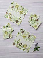 April Cornell Prairie Hopsack Cocktail Ecru Napkins Set of 6