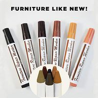 Beautyko Ideaworks 12-Piece Wood Touch-Up Markers and Wax Sticks for Repairing Scratches and Dings in Wood Furniture and Floors (MULTI, 3)