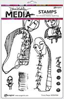 Dina Wakley Media MDR69584 DINA WAKLEY Cling ST Funny PEEP