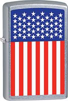 Zippo Personalized Message Engraved on Backside Customized Eagle Bald Flag Patriotic Windproof Lighter (Style25)