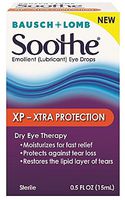Bausch & Lomb Soothe XP Emollient Lubricant Eye Drops Xtra Protection with Restoryl 0.50 oz (Pack of 11)