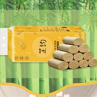 6pcs Roll Paper Tissue Paper Roll 4 Layer Thickened Household Paper Soft Skin-Friendly Paper Towels