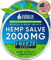 Premium Hemp Salve - Strong Freeze Pain Relief - Made in USA – 2000mg Hemp Cream - Arnica and Menthol – Relieves Inflammation, Muscle, Joint, Back, Knee and Arthritis Pain