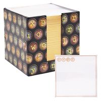 Punch Studio Typewriter Key Loose Sheet Memo Set in Foil-Embellished Box