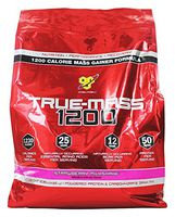 BSN - True-Mass 1200 Ultra-Premium Super Mass Gainer Strawberry Milkshake - 10.25 lbs.