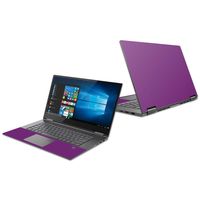 Mightyskins Skin Compatible with Lenovo Yoga 730 13" (2018) - Solid Purple | Protective, Durable, and Unique Vinyl Decal Wrap Cover | Easy to Apply, Remove, and Change Styles | Made in The USA
