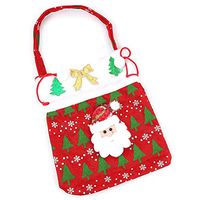 DAWEIF Merry Chrismas Candy Handbag Santa Claus Kids Cartoon Gift Bags with Drawstring Xmas Ornaments Decoration