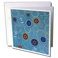 3dRose Symbols Of Faith - Greeting Cards, 6 x 6 inches, set of 12 (gc_19041_2)