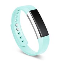 Sunfei For Fitbit ACE, Kids Soft PU Sports Replacement Band for Fitbit Ace Ultrathin Wristbands for Children (❤️ Long-170-206mm❤️, Mint Green)