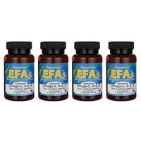 Swanson 100% Pure Omega-3-6 & -9 700 Milligrams 30 Capsules (4 Pack)