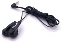 Bulk Earphones Earbuds Headphones Wholesale Lot Inexpensive Disposable Replacement for Kids Individually Bagged for School Classroom Students (20 Pack, Black)