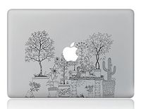 Boiling Glacier Solid Hand Painted Potted Pattern Laptop Decorative Sticker Removable Vinyl Decal Protect Skin Designed for Apple Macbook Air Macbook Pro 11' 13'