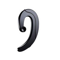 YRD TECH Blueteeth Headset Handsfree Wireless Stereo Earphone O Bone Conduction Headphone (Black)