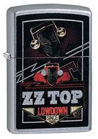 Custom Personalized Zippo ZZ Top Brush Chrome Windproof Lighter Free Engraving #49008