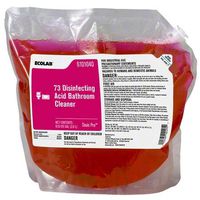 ECOLAB 6101040 Oasis Pro 73 Disinfecting Acid Bathroom Cleaner 2L Bag/Bladder - One(1) Bag/Bladder Per Order