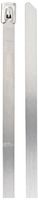Panduit MLT6DH-Q Pan-Steel Double Wrapped Cable Tie, Heavy Cross Section, AISI 304 Stainless Steel, 600lbs Min Tensile Strength, 6.0" Max Bundle Diameter, 1.00" Min Bundle Diameter, 0.010" Thickness, 0.31" Width, 40.0" Length (Pack of 25)
