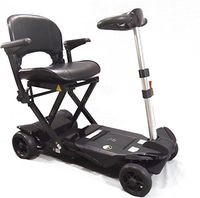 The Transforming Electric Folding Scooter - 4-Wheel - Black