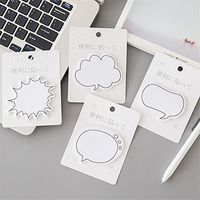 Mix 4 Shape Japanese cartoon animation system Dialog box Stationery Notepads / Note Paper (8)