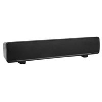 Soundbar, Multi-Function Stereo Surrounding Deep Bass Sound USB Wired Indoor Music Player Box 3.5mm Input for PC Cellphones(Black)