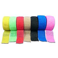 ROSENICE Bandage Wrap 12 roll Cohesive Bandages Self Adherent Tape Stretch Athletic Strong Elastic Tape(Red)