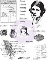 Prima Marketing 967017 Finnabair Cling Stamps 6"X7.5"-Beautiful Story