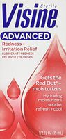 Visine Advanced Redness & Irritation Relief Lubricating Eye Drops 0.5oz (1 Box Only)