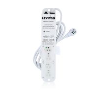 Leviton 5304M-1N7 Medical Grade Power Strip, 15-Amp, 125-volt, 4-Outlets, 7-Feet Cord Length