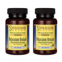 Swanson Potassium Orotate 99 Milligrams 60 Capsules (2 Pack)