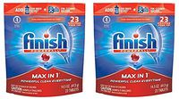 Finish Max in 1 Powerball, Dishwasher Detergent Tablets - Dish Tabs, 23 Count (Pack of 2)