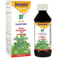 Broncomar Expectorant SF Formulated for Diabetics Relieves Chest Congestion & Loosens Mucus 6 oz