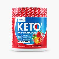 Vaxxen Labs Keto1 Ketogenic Preworkout – 278g, 20 Servings of Natural Caffeine Sources Like Green Tea Extract for Energy, Nootropics for Mental Focus, Pump Ingredients, and BHB to Stay in Ketosis