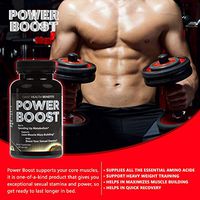 POWER BOOST - Power Up Metabolism - Promotes Lean Muscle Mass Building- Boost Stamina