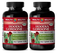 Weight Loss Pills - HOODIA GORDONII Extract 2000Mg - Hoodia 2000-2 Bottles 120 Tablets