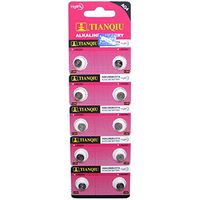 10 Tianqiu AG4 / LR66 / 177 / 377 / LR626 Button Cell Battery Long Shelf Life 0% Mercury (Expire Date Marked)