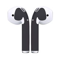 SimplylinProtector Wraps Minimal Stylish Case Cover Skins Customization for Apple AirPods (Black)