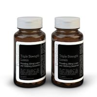 Lutein 30mg x 180 Tablets (2 Bottles with 90 Tablets in Each). with 1000mcg Zeaxanthin. 3 x The Strength of Regular Lutein Tablets. LU3x2