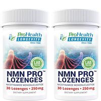 ProHealth NMN Pro 2-Pack (250 mg, 30 lozenges Each) Nicotinamide Mononucleotide | NAD+ Precursor | Supports Anti-Aging, Longevity and Energy | Non-GMO