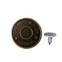 12 Sets 2Omm Replacement Jeans Buttons, Metal Button Snap Buttons Replacement Kit