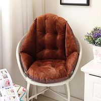 Muchy Chair Cushions Desk Seat Cushion Comfort Back Seat Cushion Pad for Support Waist Backrest, Winter Warm Cushion for Home Office Chair Sofa, Car Seat (Coffee)