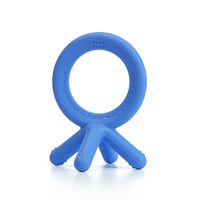 Comotomo Silicone Baby Teether, Blue