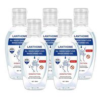 Hand Sanitizer, Bambus Silver Ion Disinfecting Cleaner No Rinse Foam Hand Soap Gel Hand Sanitizers, Wash-Free, 50ml, 5 Pack