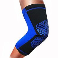 Fittoo Knee Brace Sleeve Knee Support for Men and Women Design for Running CrossFit Basketball Joint Pain Relief Arthritis and Injury Recovery All Color -Single