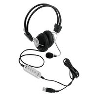 Pyle Home PHPMCU10 Multimedia/Gaming USB Headset with Noise-Canceling Microphone