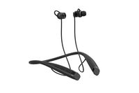 GEG Bluetooth Neckband Earphone Bluetooth Version 4.2 with Mic CVC 6.0 Active Noise Cancelling Headphone IPX5 Waterproof Black