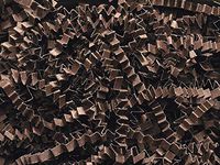 Chocolate Crinkle Cut Paper Shred 10 lb Box ~ Spring-fill Shred - WRAPS-ZF10CH