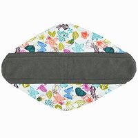 14 Inch Overnight Charcoal Bamboo Mama Cloth/Menstrual Pads/Reusable Sanitary Pads (Bloom)