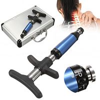 6 Levels Portable Chiropractic Instrument Spine Activator Back Adjusting Tool with Aluminium Box Medical Therapy